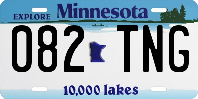 MN license plate 082TNG