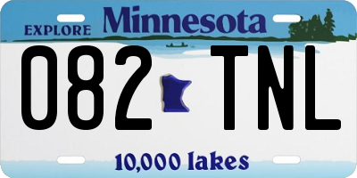 MN license plate 082TNL