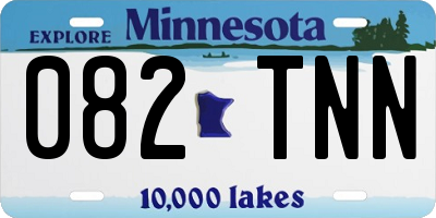 MN license plate 082TNN