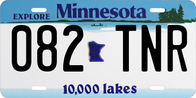 MN license plate 082TNR