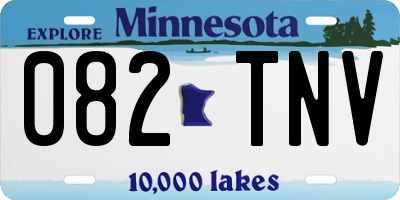 MN license plate 082TNV