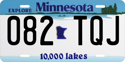 MN license plate 082TQJ
