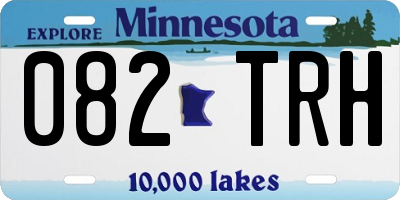 MN license plate 082TRH