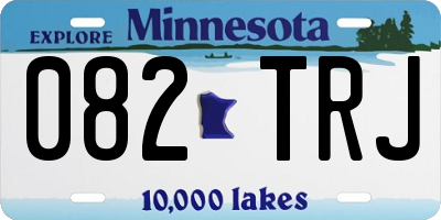 MN license plate 082TRJ