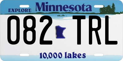 MN license plate 082TRL