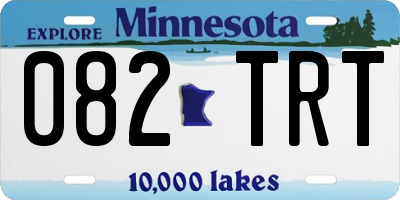 MN license plate 082TRT