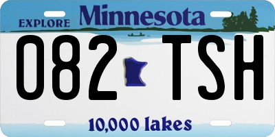 MN license plate 082TSH