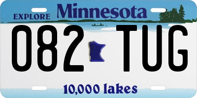 MN license plate 082TUG
