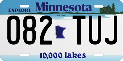 MN license plate 082TUJ