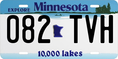 MN license plate 082TVH