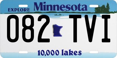 MN license plate 082TVI