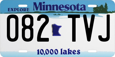 MN license plate 082TVJ