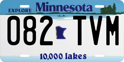 MN license plate 082TVM