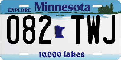 MN license plate 082TWJ