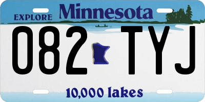 MN license plate 082TYJ