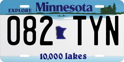 MN license plate 082TYN