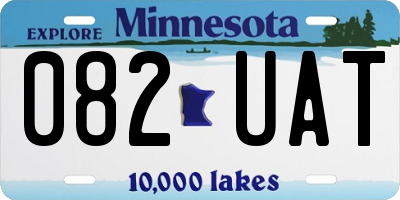 MN license plate 082UAT