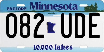 MN license plate 082UDE