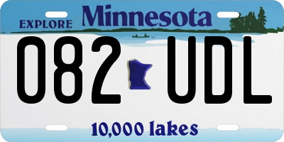 MN license plate 082UDL