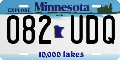 MN license plate 082UDQ