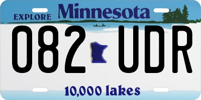 MN license plate 082UDR