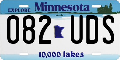 MN license plate 082UDS