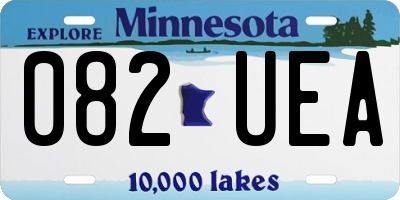 MN license plate 082UEA