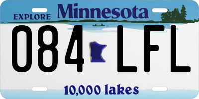MN license plate 084LFL