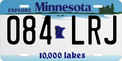 MN license plate 084LRJ
