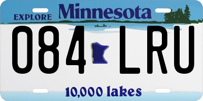 MN license plate 084LRU