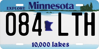 MN license plate 084LTH