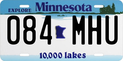 MN license plate 084MHU