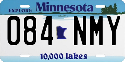 MN license plate 084NMY