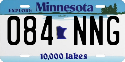 MN license plate 084NNG
