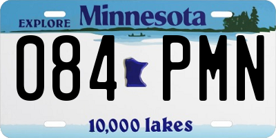 MN license plate 084PMN