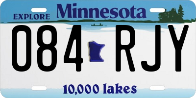 MN license plate 084RJY