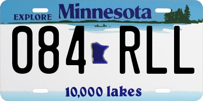 MN license plate 084RLL