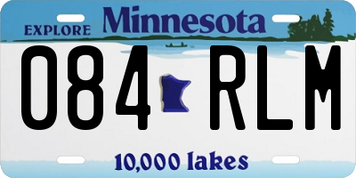 MN license plate 084RLM