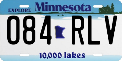 MN license plate 084RLV