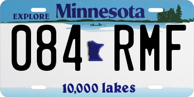 MN license plate 084RMF