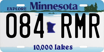 MN license plate 084RMR