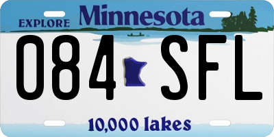 MN license plate 084SFL