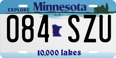 MN license plate 084SZU