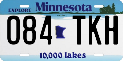 MN license plate 084TKH