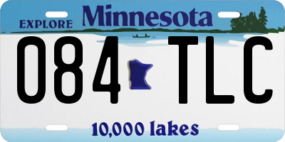 MN license plate 084TLC