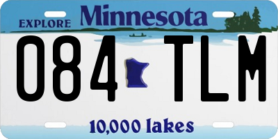 MN license plate 084TLM