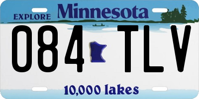 MN license plate 084TLV