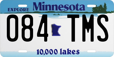 MN license plate 084TMS
