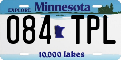 MN license plate 084TPL