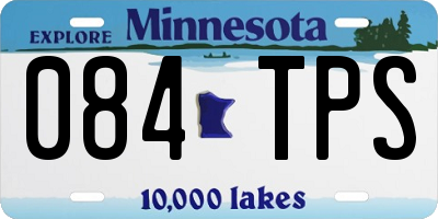 MN license plate 084TPS